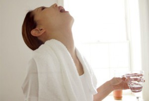 полоскание горла