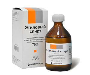 Компрессы на спирту