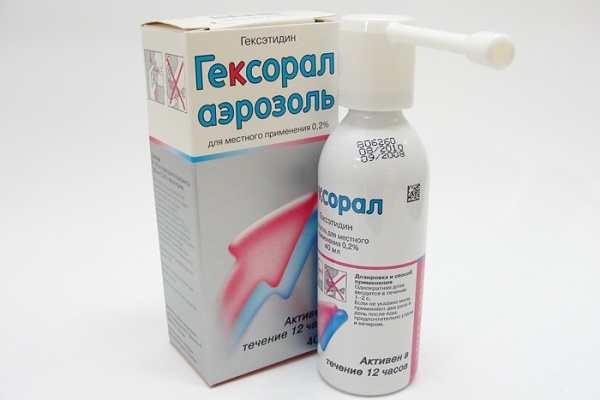 Гексоралот першения в горле