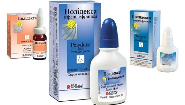 Капли с антибиотиком Полидекса