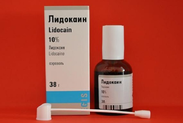 Лидокаин спрей от боли в горле