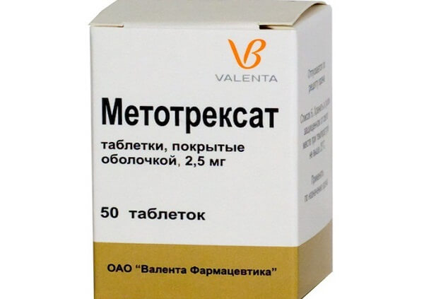 Лечение метотрексатом 