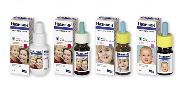 Сосудосуживающие капли Називин