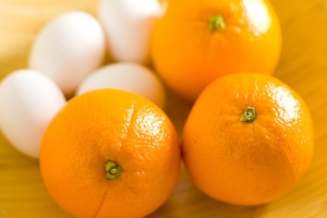 Яично-апельсиновая маска