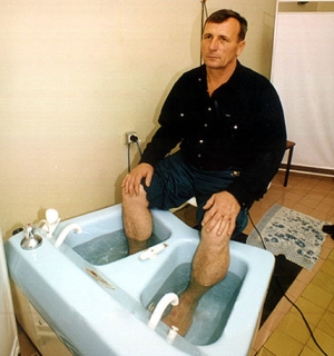 Лечебные ванны для суставов ног