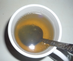 Чай, компот с желатином